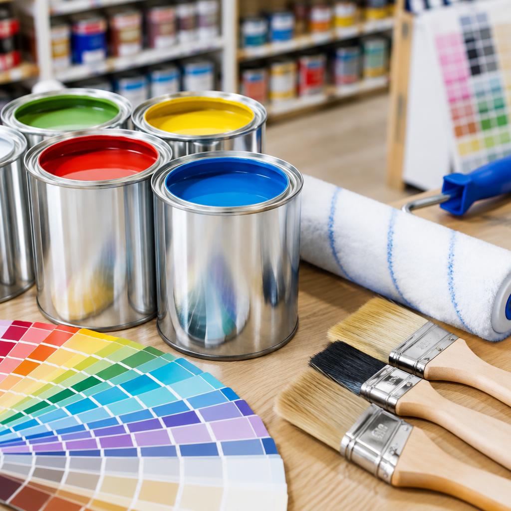 Tintas e complementos